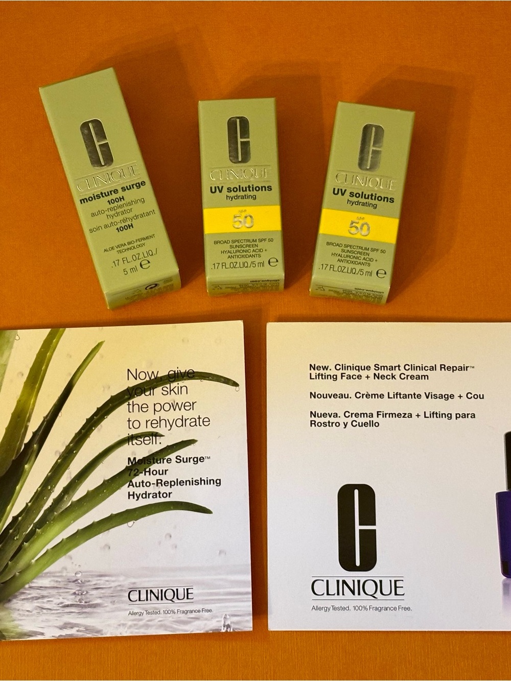 Clinique Clinique Skincare Samples Set of 5  Skincare Samples Set of 5